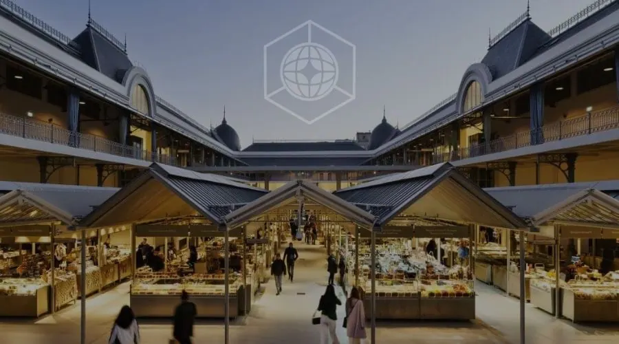 Mercado portugués — productos frescos y puestos de mercado local