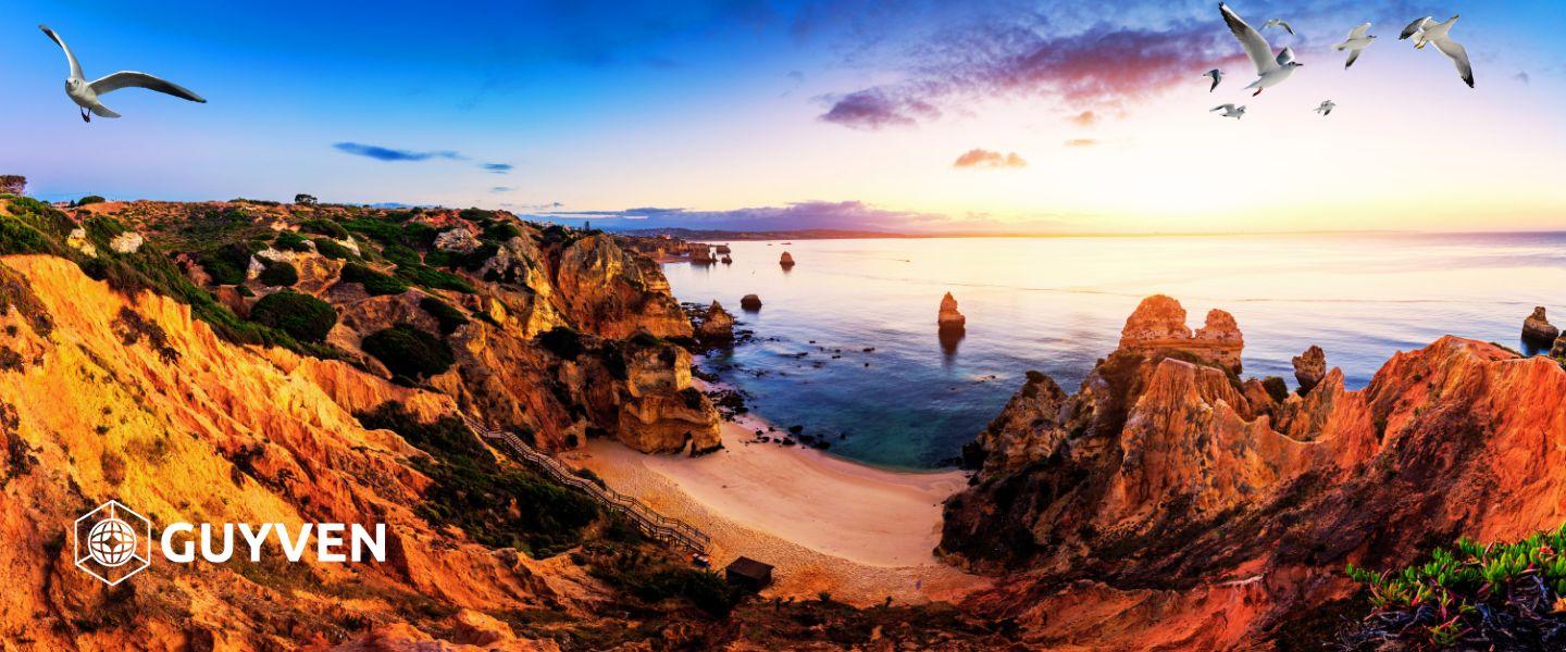 Algarve coast — dramatic cliffs and Atlantic water